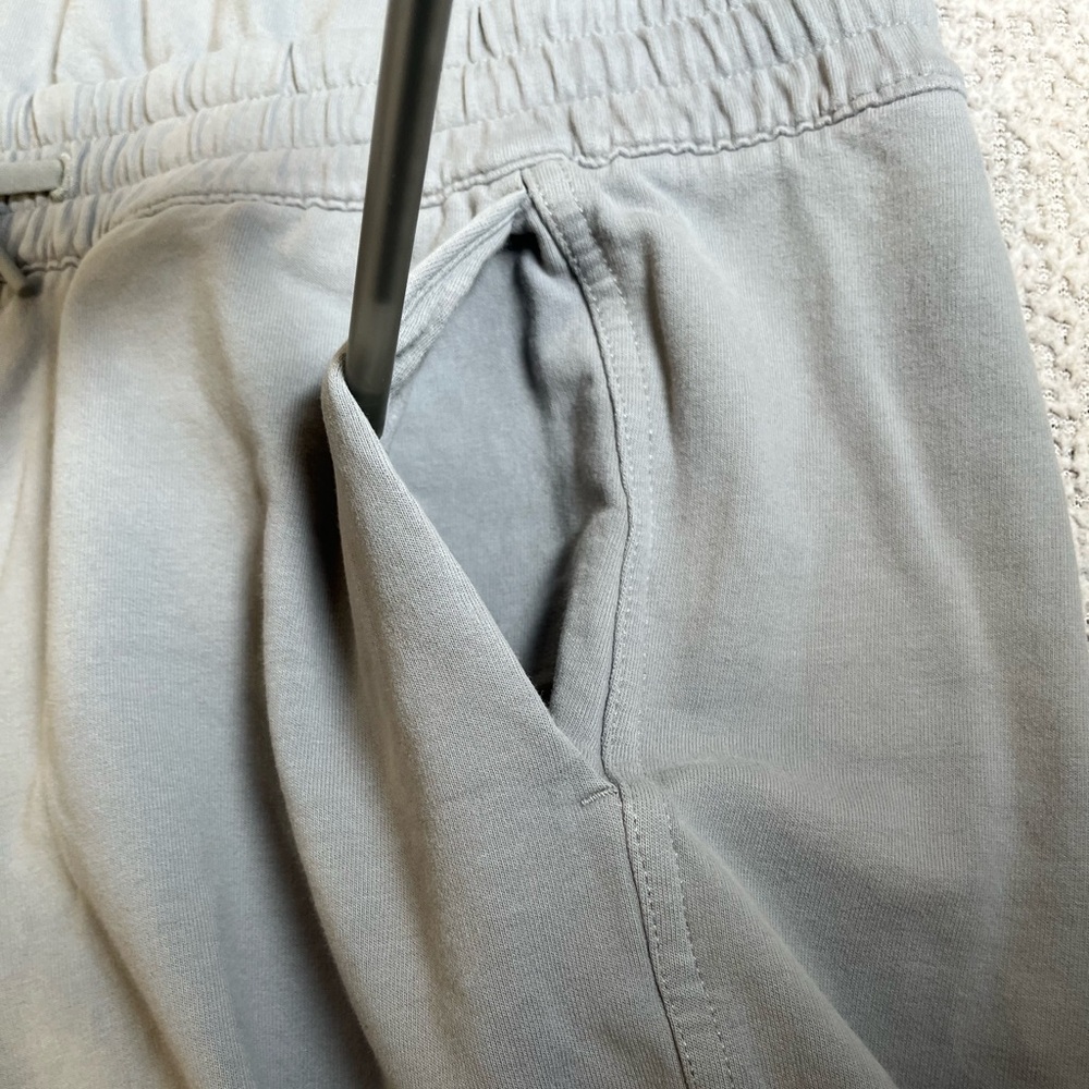 Athleta‎ Women's M Gray Retroterry Romper Pockets Terry Knit Cotton - Picture 9 of 17
